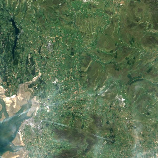 LANDSAT image of Kendal area