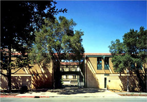 View of Thornton Center from Santa Teresa Street