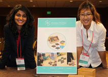 Kanhika and Jenny at RESNA Student Design Competition (2015)