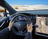 photo of Digital Accelerator Ring and the Main Hand Brake on a Tesla