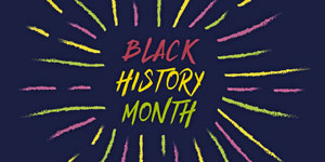 Black History Month banner