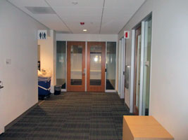 Main accessible classroom entrance