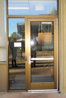 Accessible entrance to front of classroom