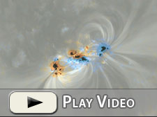 Movie showing the detected travel-time perturbations during the emergence of active region 11158.