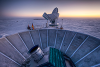 BICEP and 10-meter South Pole telescopes