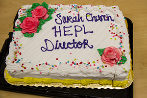HEPL Director Welcome Cake photo