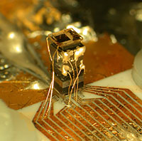 Atomic clock on a chip photo