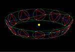 LISA satellite orbital diagram