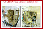 UV-LED payload installed in Saudi-Sat4 satellite