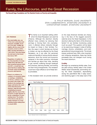 pdf-family and the great recession