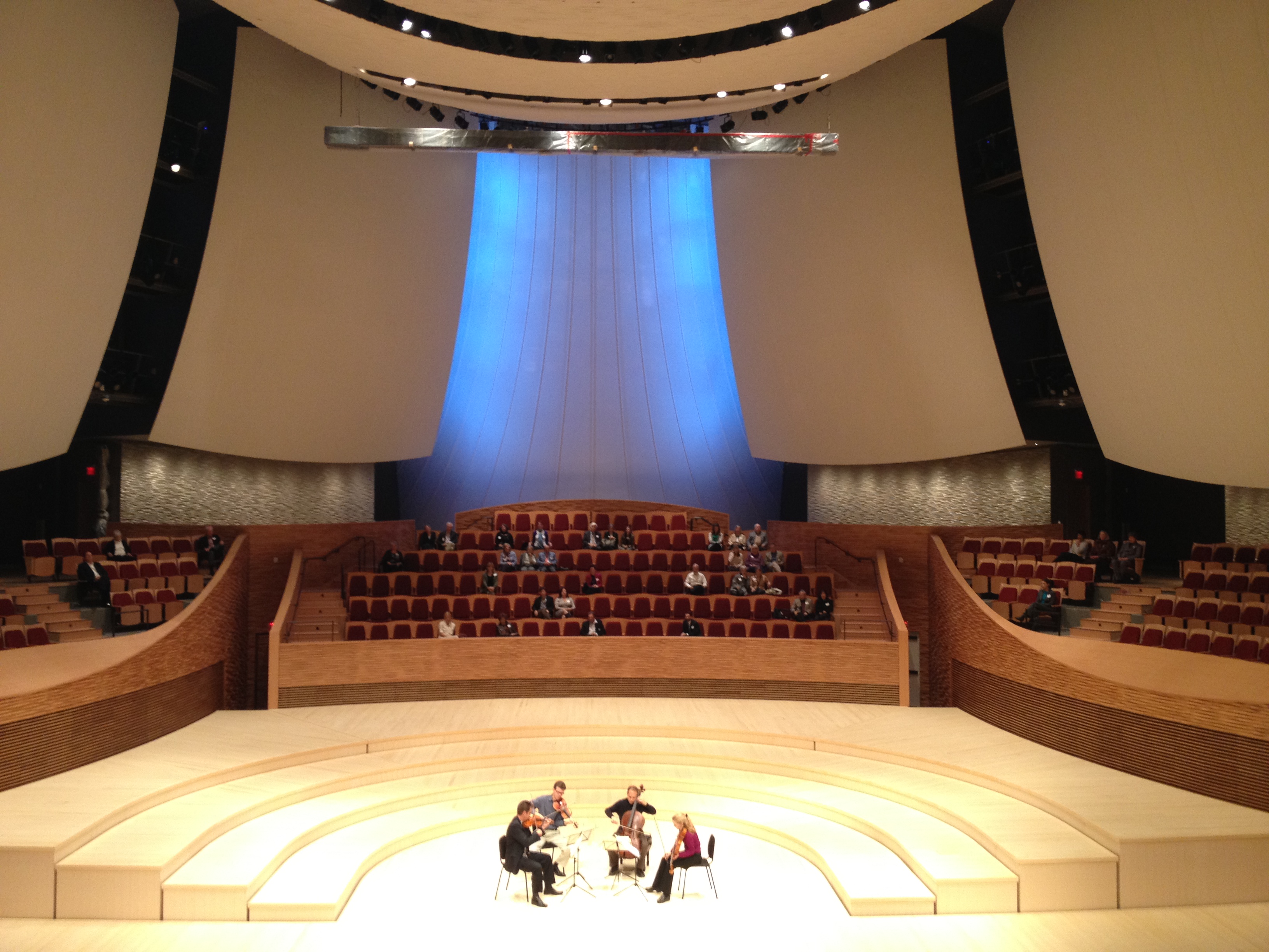 Sneak peek at Bing Concert Hall! Stanford Symphony Orchestra