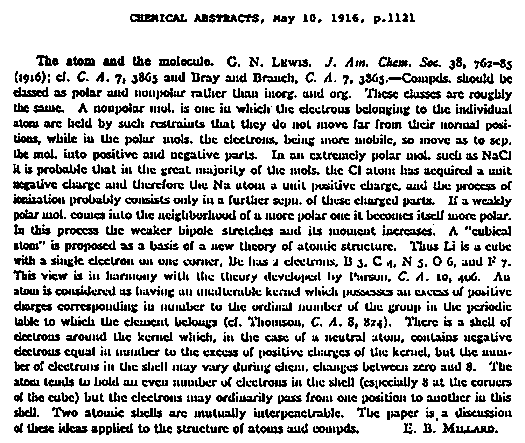 Excerpt from 1916 Chemical Abstracts.