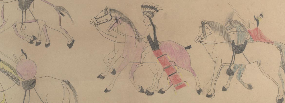 Pictrographic account of the Battle of the Little Bighorn