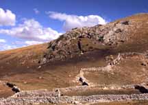 View of Pachamachay Cave: a major base camp of early hunter-gatherers