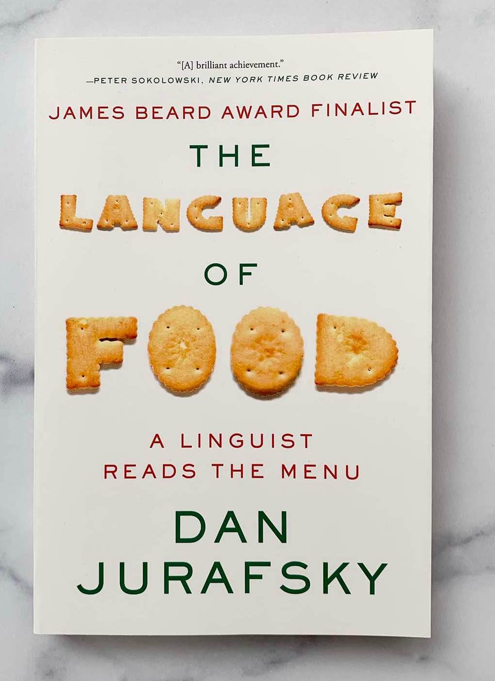Dan Jurafsky The Language of Food, James Beard Award Finalist