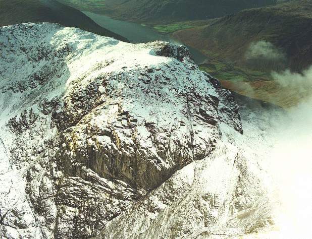 Aerial photo of Scafell