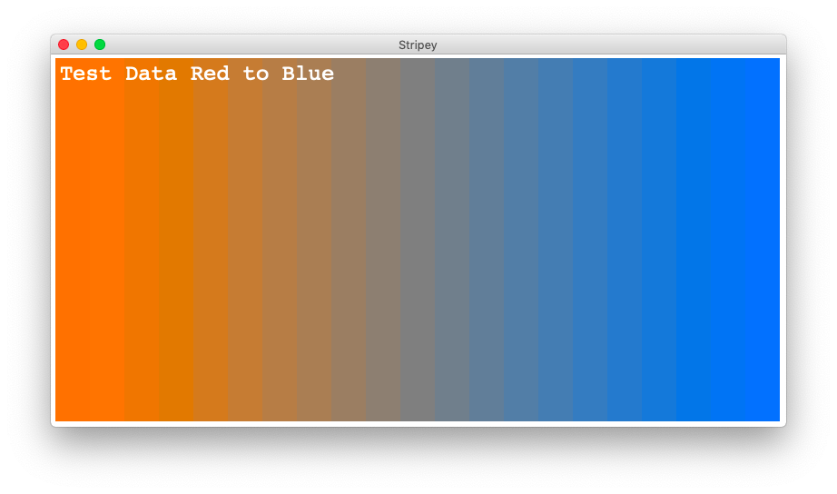 alt:red high at the left, blue high at the
right