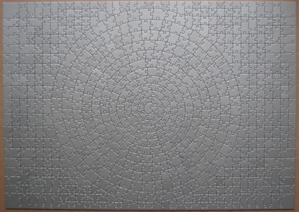 A jigsaw puzzle that is very, very hard to complete