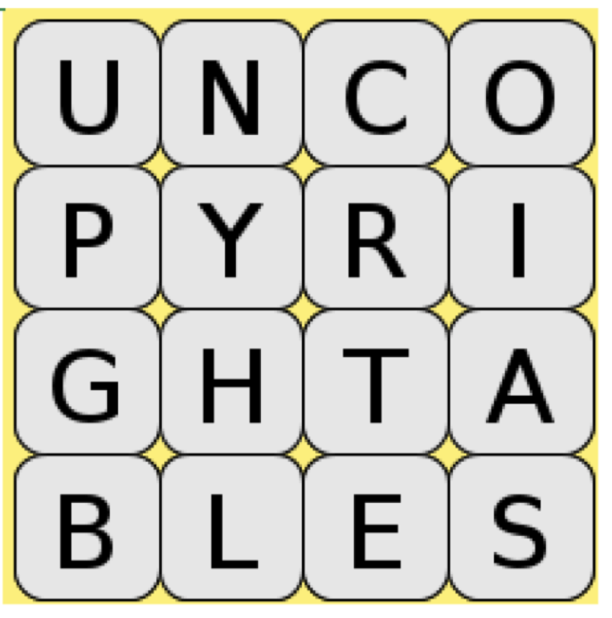 The Boggle board game