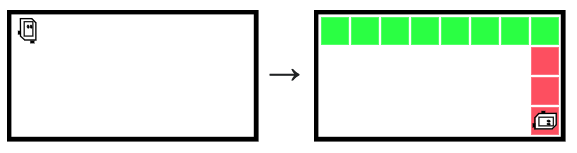 alt: half-tree problem, paint top row green, then right side column red