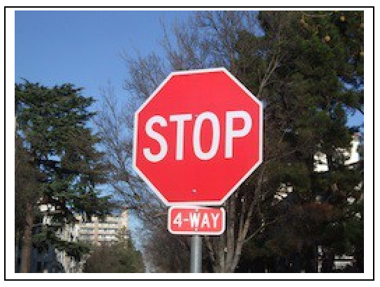 alt: red stop sign