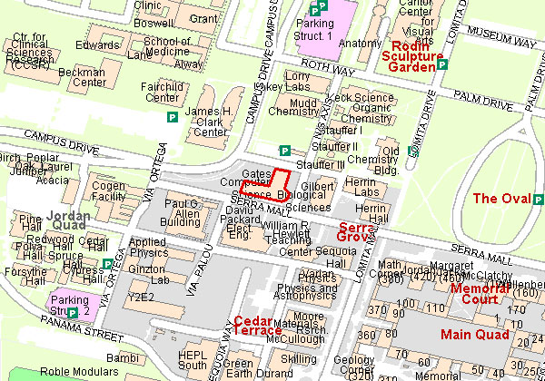 Campus map - zoom 1