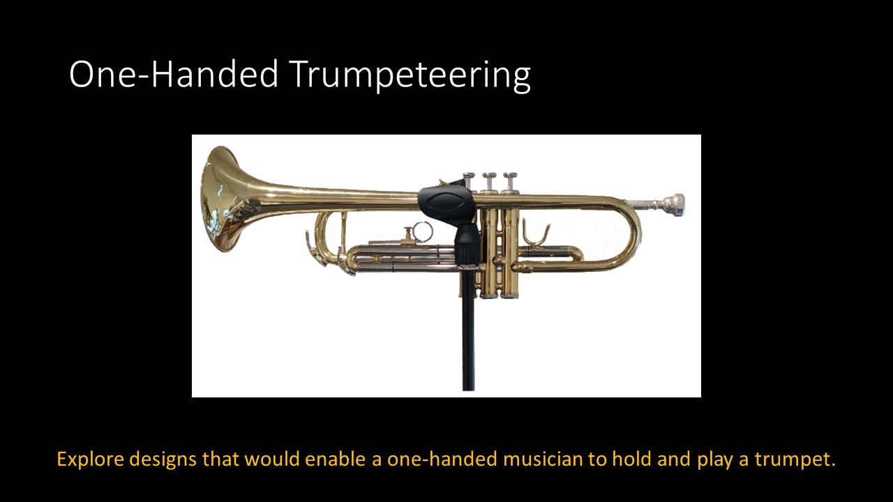 One-Handed Trumpeteering