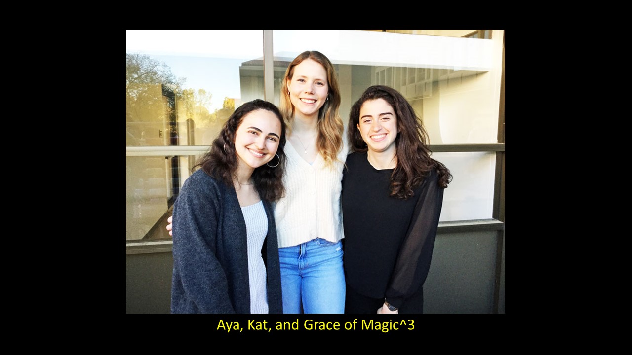 Aya, Kat, and Grace of Magic^3