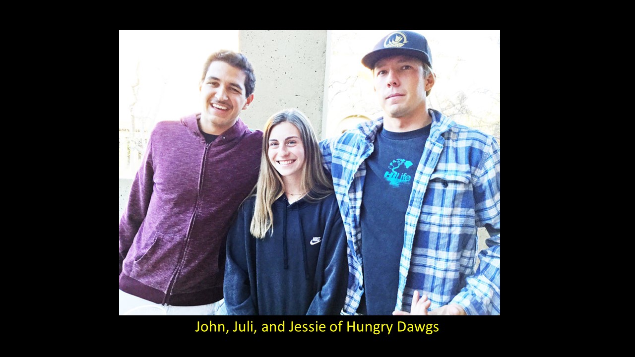 John, Juli, and Jessie off Hungry Dawgs
