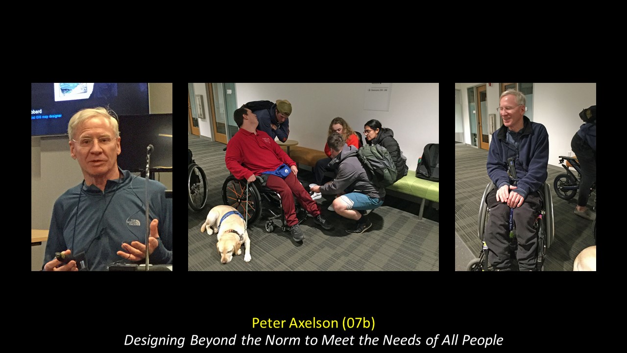 Team Click - Stanford, McKinley, Alessandra, and Daniel show off their buckle prototypes