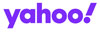 Yahoo logo - grape jelly color on a black background
