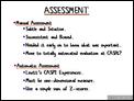 Assessment
