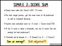 Simple Z-Score Sum