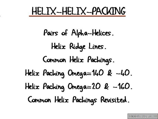 Helix-Helix-Packing