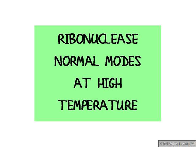 Ribonuclease_Normal_Modes_Movie
