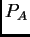 $ P_A$