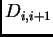 $ D_{i,i+1}$