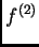 $ f^{(2)}$