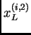 $ x^{(i,2)}_L$