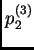$ p_2^{(3)}$