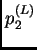 $ p_2^{(L)}$
