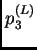 $ p_3^{(L)}$