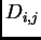 $ D_{i,j}$