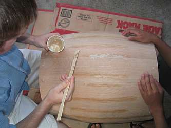 Filling Cracks with Glue