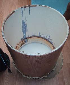 Inside ofa PVC Taiko