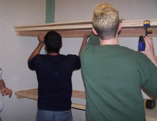 Putting up reinforcements